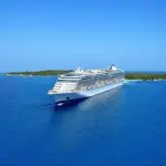 Cruise Ship in the Caribbean Sea